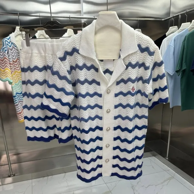 Maison Margiela Knit Cardigan Wave Stripe