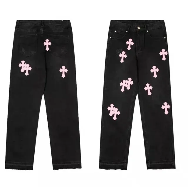 Chrome Hearts Cross Patch Jeans