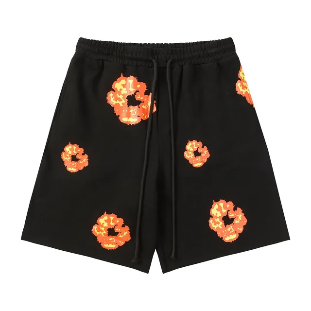 Denim Tears Flower Print Shorts Flame Floral