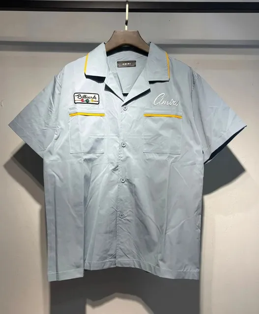 Amiri Billiards Shirt Embroidered Logo