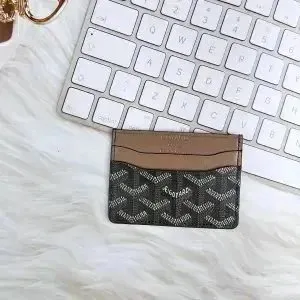 Goyard Card Holder Goyardine Canvas