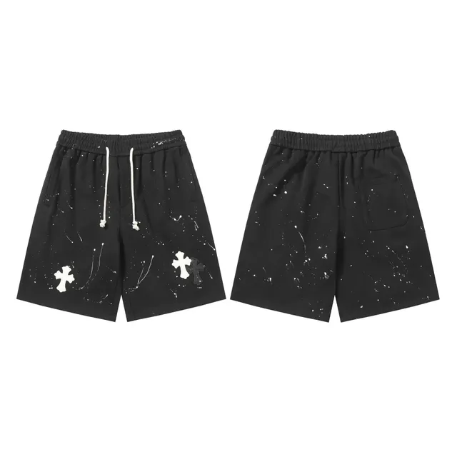 Chrome Hearts Cross Shorts Splatter Paint