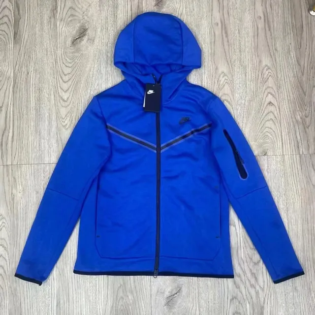 Nike Tech Fleece Hooded Jacket Royal Blue