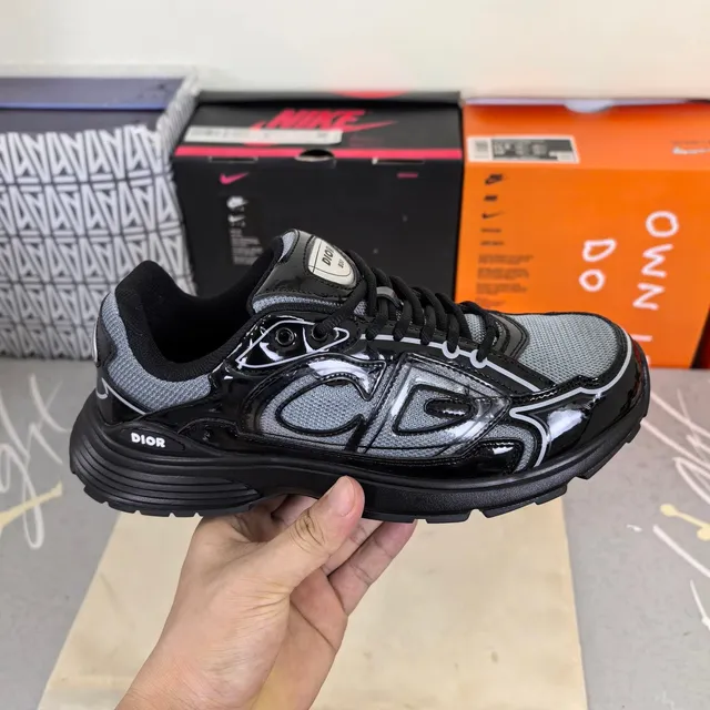 Dior × Nike B22 Black Grey