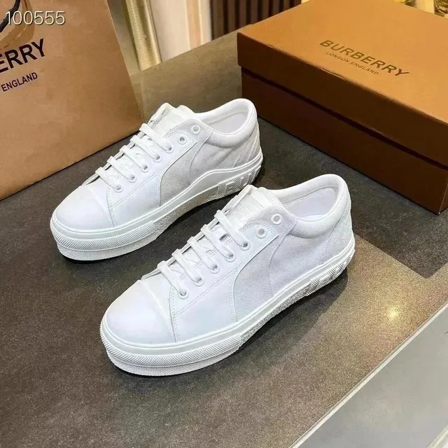 Burberry Canvas Sneaker All-White