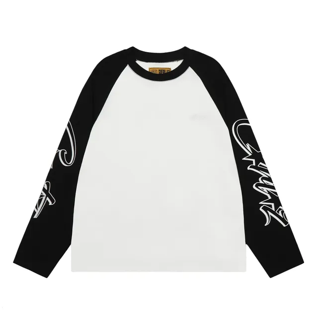 Chrome Hearts Raglan Long Sleeve Tee Script Logo