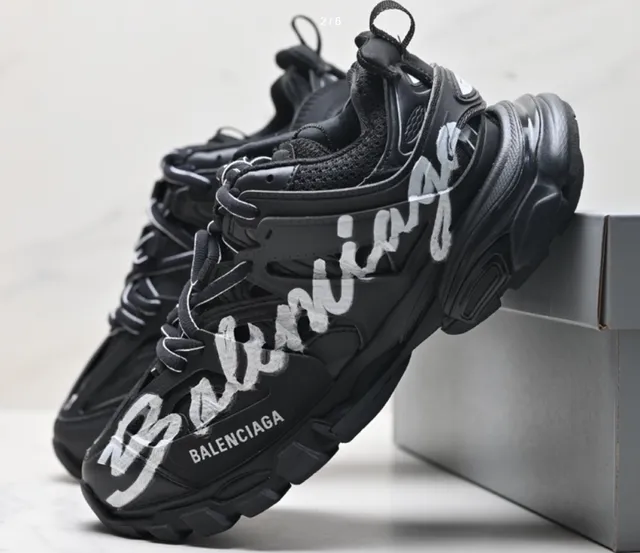 Balenciaga Triple S Black Graffiti