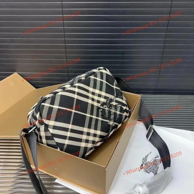 Burberry Check Print Belt Bag Classic Check