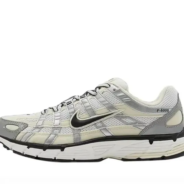 Nike P-6000 Light Bone/Metallic Silver/Black