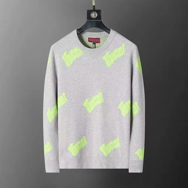 Gucci Knit Sweater GG Logo Print
