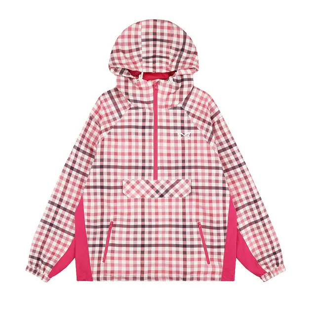 Gallery Dept. Half-Zip Anorak Gingham Check
