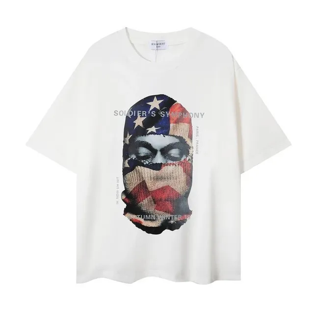 Gallery Dept. Soldier's Symphony Tee American Flag Balaclava Print