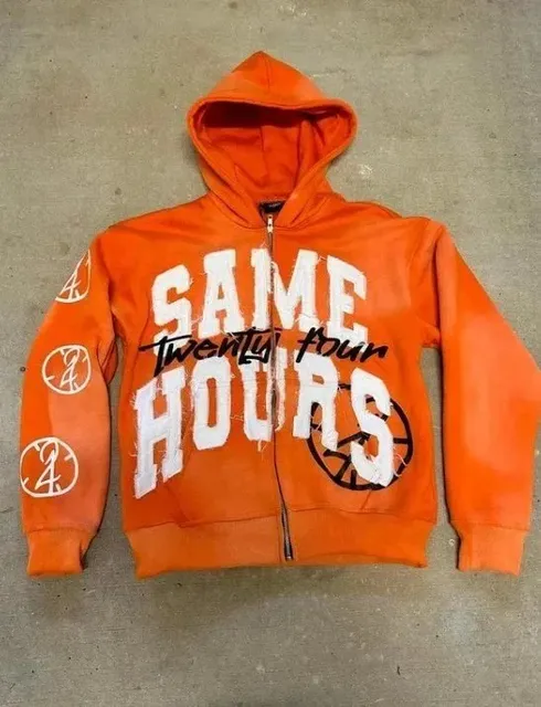 Same 24 Hours Zip-Up Hoodie Same Twenty Four