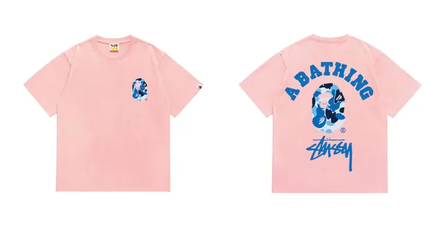 BAPE × Stüssy Short-Sleeve Tee A Bathing Ape x Stussy Camo
