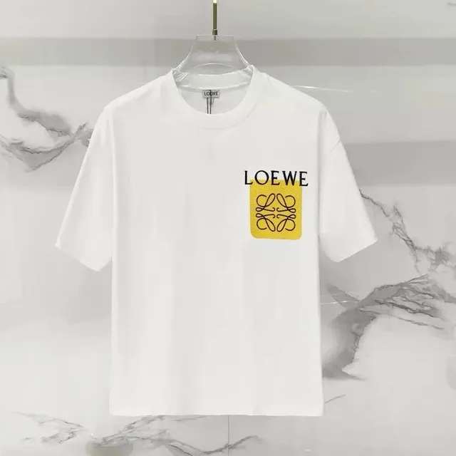 Loewe Logo T-Shirt Yellow Anagram Patch