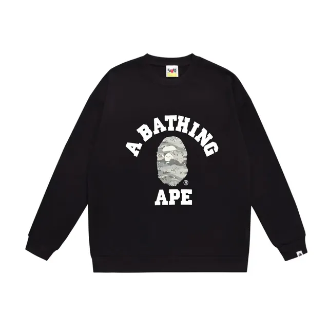 BAPE Crewneck Sweatshirt Camouflage Ape Head