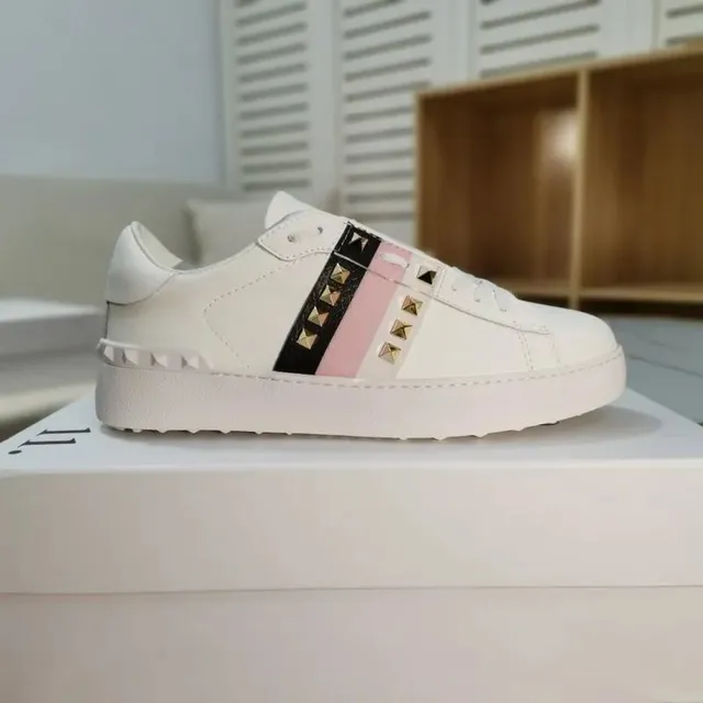 Valentino Rockstud Sneaker Stripe