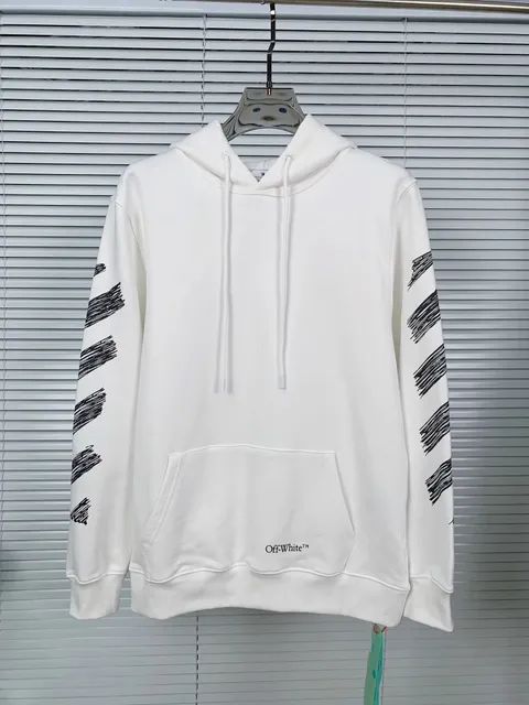 Off-White Hoodie Diagonal Stripe