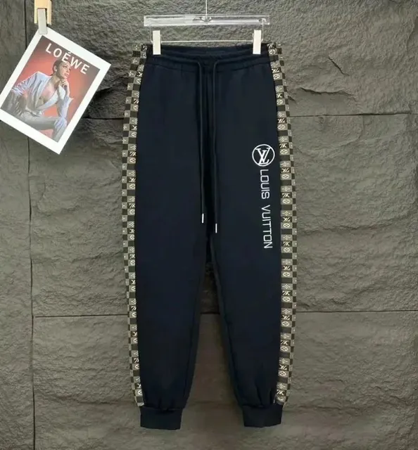 Louis Vuitton Track Pants Monogram Tape Side Stripe