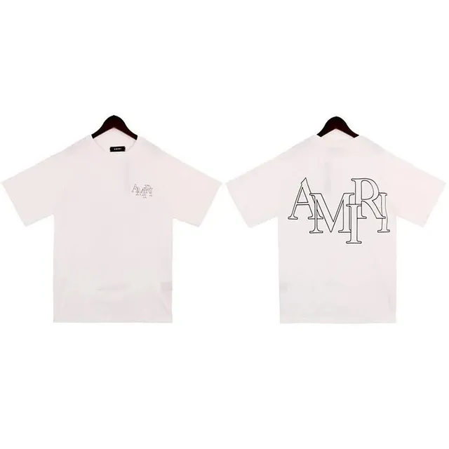 Amiri Logo T-Shirt Outline Logo