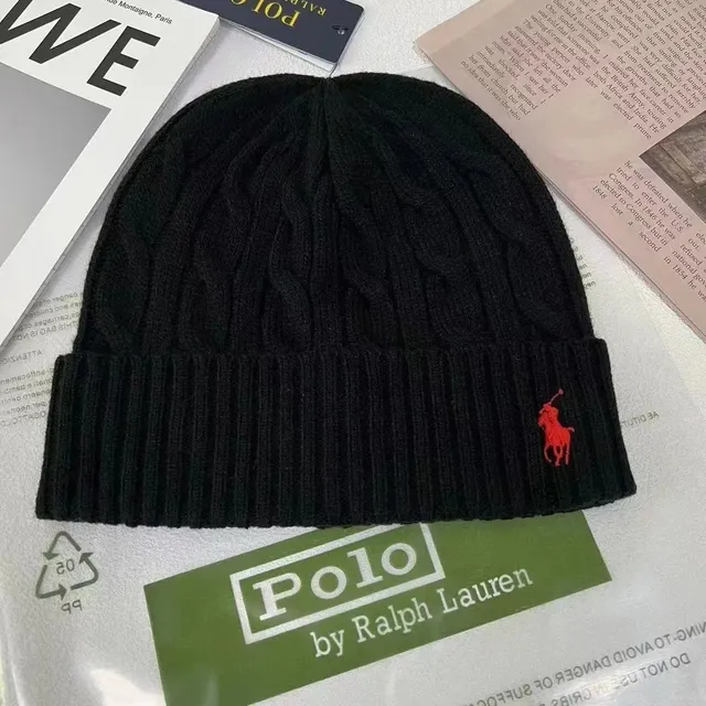 Polo Ralph Lauren Cable Knit Beanie Classic Polo Logo