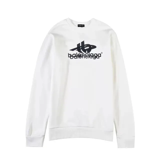 Balenciaga Crewneck Sweatshirt Double Logo Print