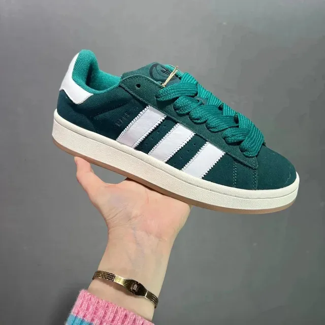 Adidas Campus Green and White