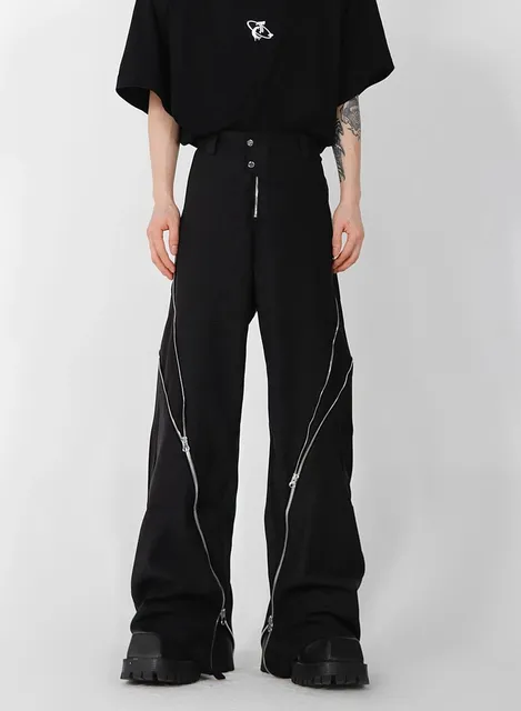 Rick Owens Zipper Trousers Double Zip