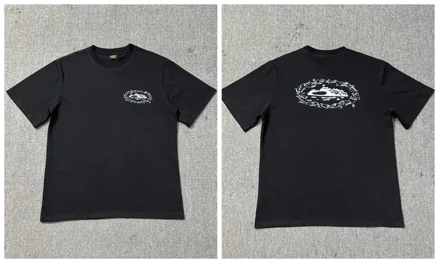 Broken Planet Graphic T-Shirt Flame Wreath Print