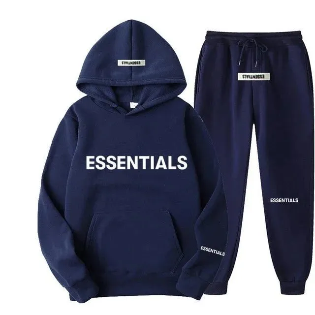 Fear of God Essentials Hoodie and Joggers Set Essentials Logo