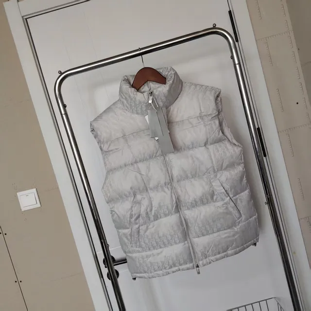 Dior Puffer Vest Oblique Logo
