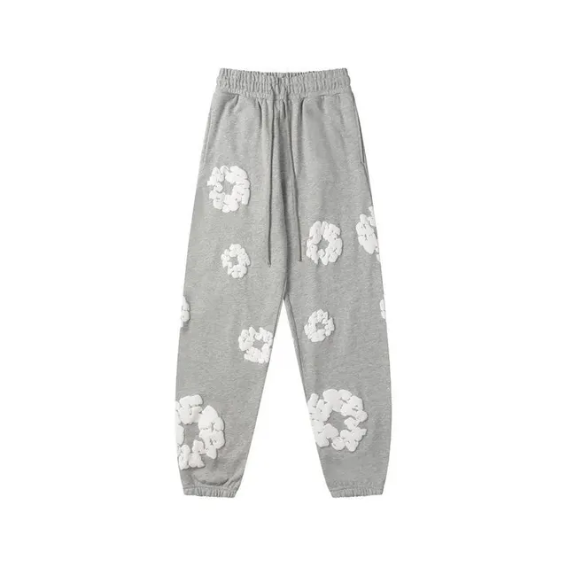 Joggers Floral Appliqué