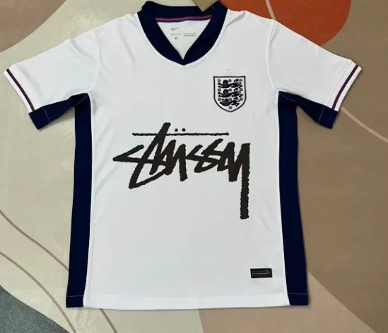 Stüssy × England National Team England Away Jersey Stussy Collaboration