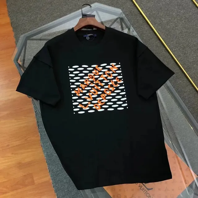 Louis Vuitton T-Shirt Marque L.Vuitton Depose Print