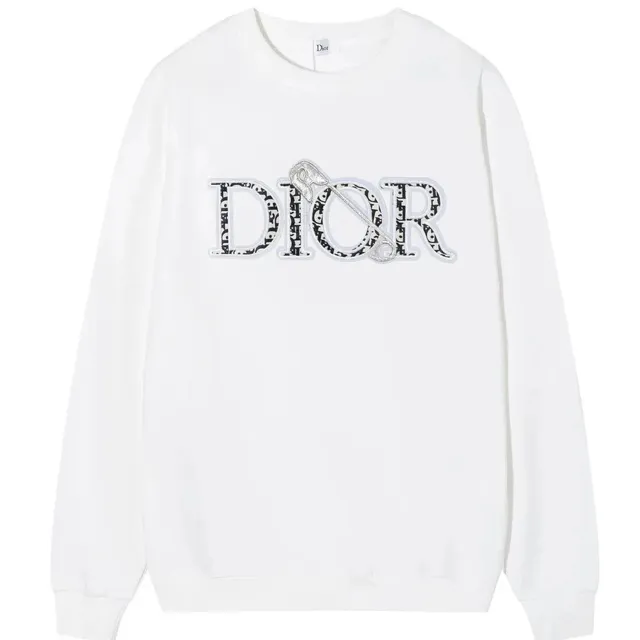 Dior Sweatshirt Oblique Logo with Safety Pin