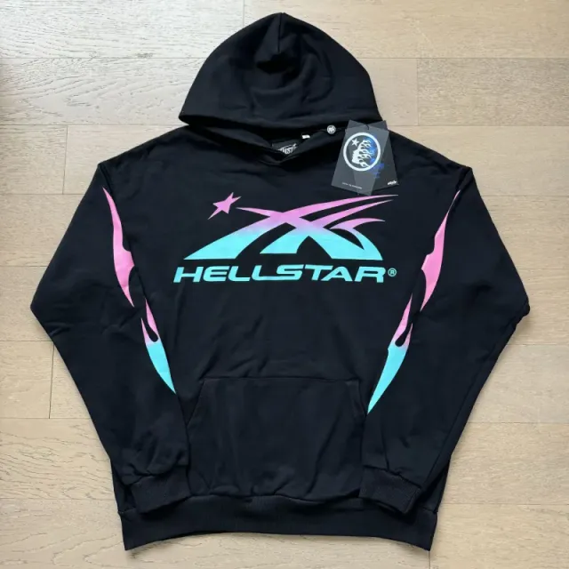Hellstar Hooded Sweatshirt Gradient Flame Logo