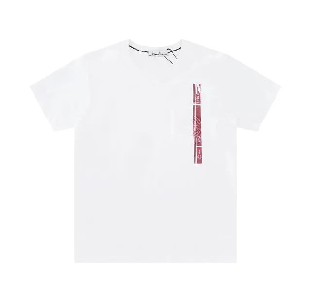 Stone Island T-Shirt Logo Tape Pocket