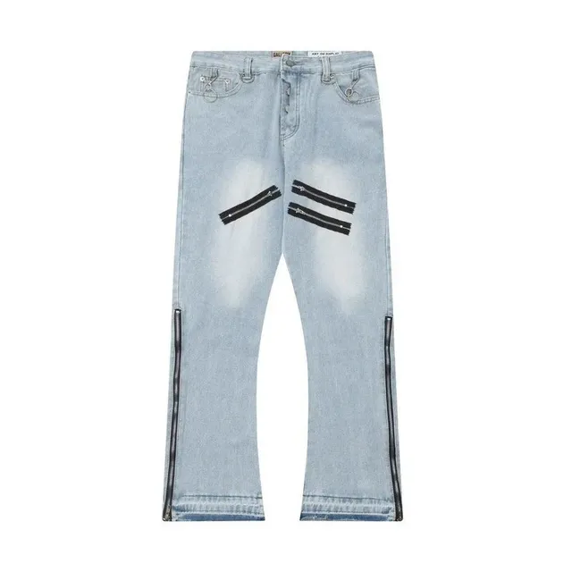 Evisu Zipper Detail Jeans