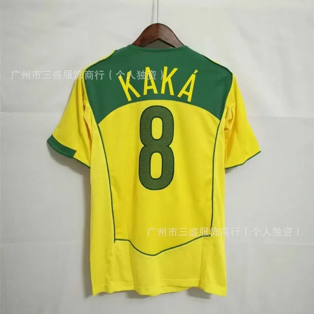 Brazil National Team Home Jersey Kaká #8