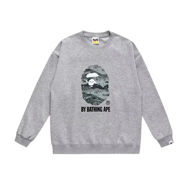 BAPE Crewneck Sweatshirt Camouflage Ape Head