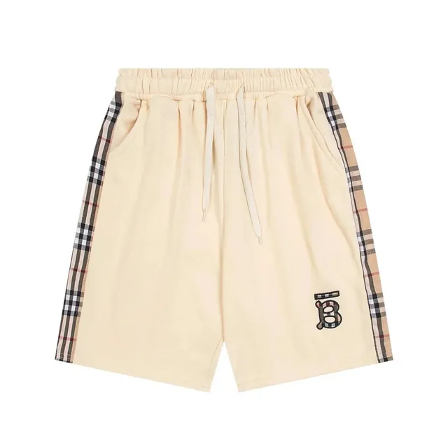 Burberry Logo Tape Shorts Classic Check Stripe