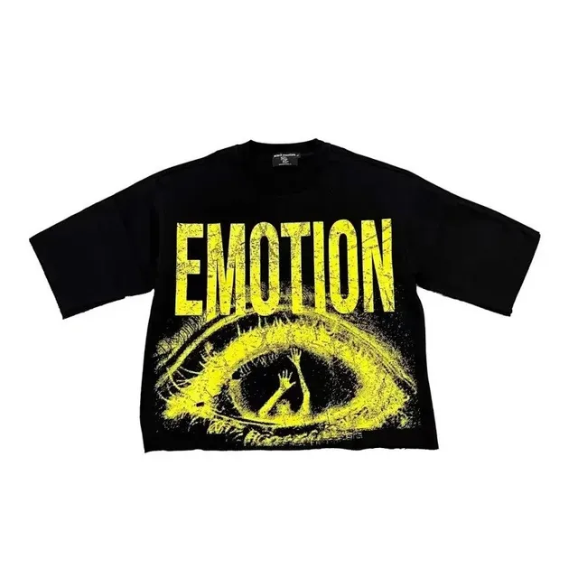Graphic Tee Emotion Eye Print