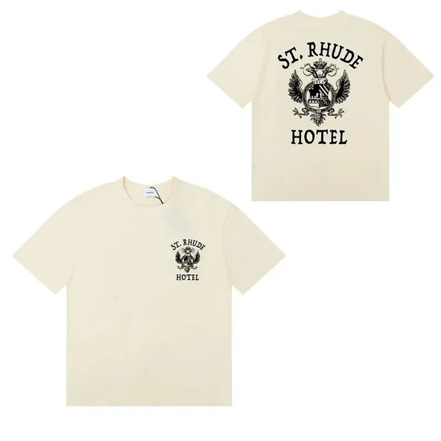 Rhude Hotel Tee Logo Print