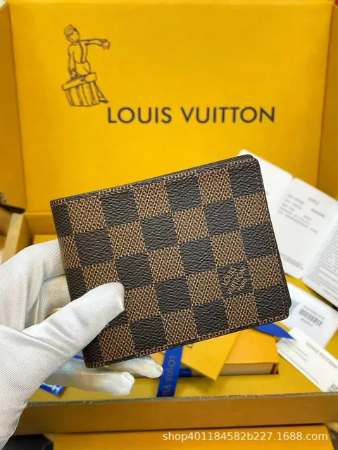 Louis Vuitton Bifold Wallet Damier Ebene