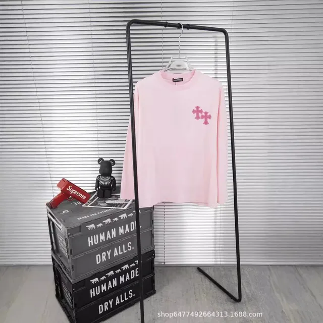 Chrome Hearts Long Sleeve Tee Cross Logo