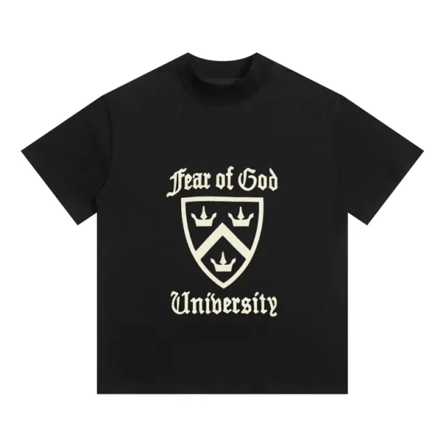 Fear of God University Tee Cream Crest