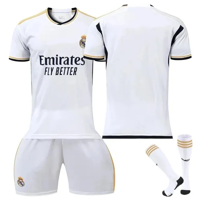 Adidas Real Madrid Home Kit Emirates Fly Better