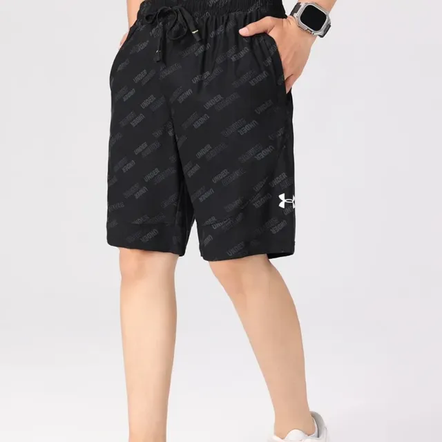 Under Armour Logo Print Shorts All-Over Logo