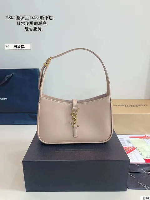 Saint Laurent Hobo Bag Smooth Leather