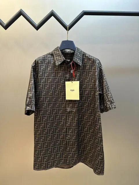 Fendi FF Logo Shirt All-Over Print